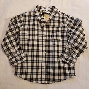 Crazy 8 boys 3T button down shirt NWT